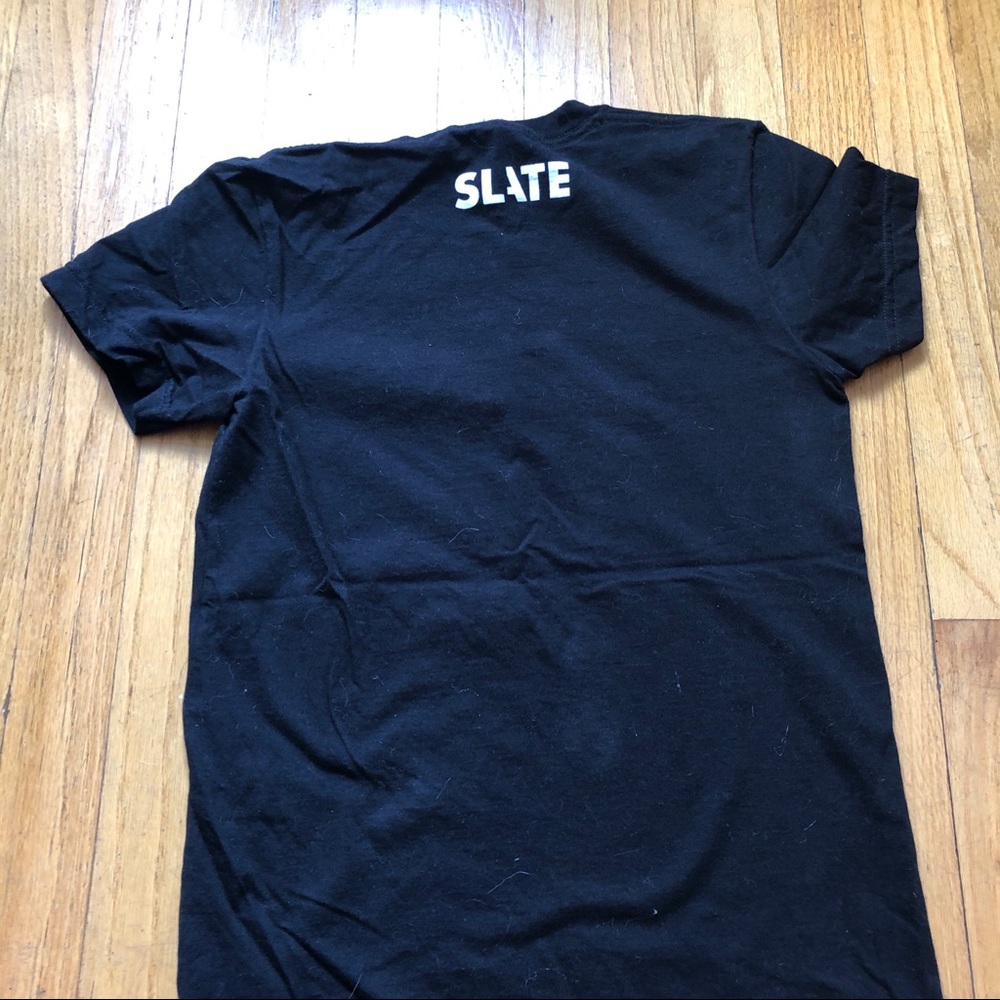 American Apparel "Slow Burn" Women's Black Graphic T-Shirt - Size M (Fits like S - Picture 4 of 7